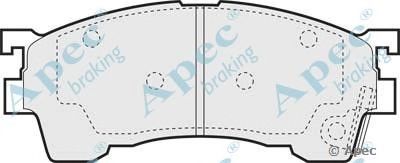 APEC BRAKING pad765 -  Комплект тормозных колодок, дисковый тормоз